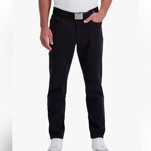 Haggar Black Slim-Straight Pants